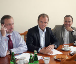 Donald Tusk i Grzegorz Schetyna