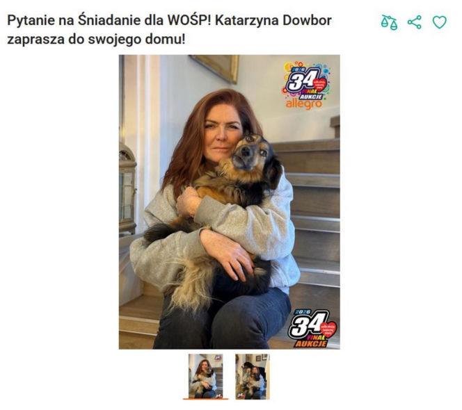 Gwiazdy grają z WOŚP na całego. Od sukni Santor po rakietę Świątek. Są też nocowanka z Wieniawą, pląsy z Musiałem i pranie z Dereszowską