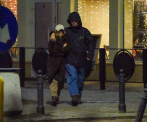 Agnieszka Kaczorowska i Marcin Rogacewicz na kolacji