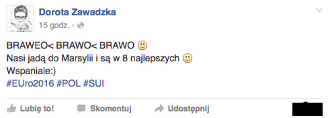 Mecz Polska - Szwajcaria! Tak kibicowały gwiazdy!