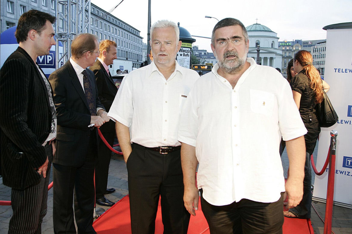 Janusz Rewiński i Iwona Biernacka