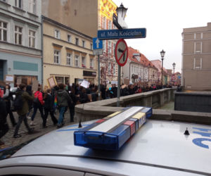 środowy protest w Lesznie