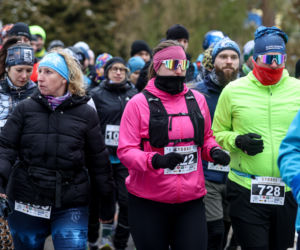 Wystrzał startera zamiast szampana. Tłumy powitały Nowy Rok na XX Śląskim Maratonie Noworocznym Cyborg