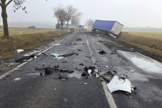 Tragedia na DK 15 niedaleko Inwrocławia! Kierowca osobówki zginął na miejscu [ZDJĘCIA]
