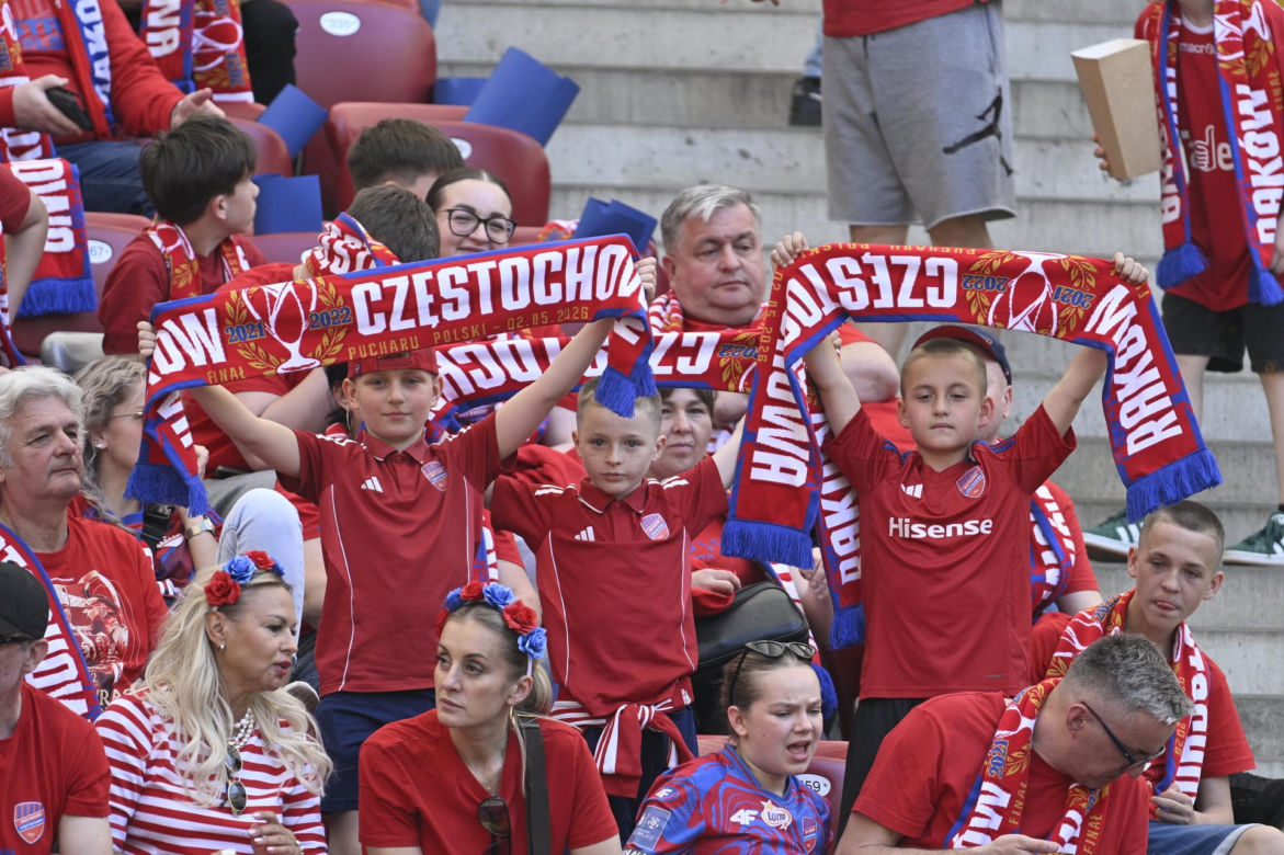 Kibice na finale Pucharu Polski: Górnik - Raków
