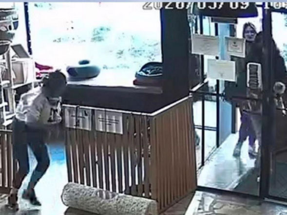 Chciała ukraść kota z toruńskiej kawiarni. Próbowała ukryć go pod kurtką. Nagranie obiegło internet