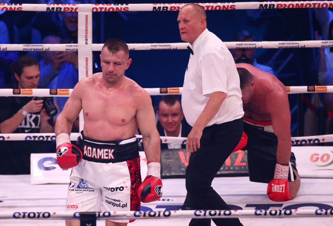 Tomasz Adamek pokazywał serce