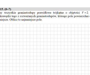 Matura 2020 rozszerzona matematyka. Przykładowe zadania egzaminacyjne