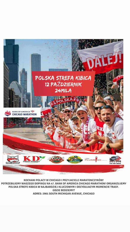 Polonia będzie dopingować biegaczy na 47. maratonie w Chicago