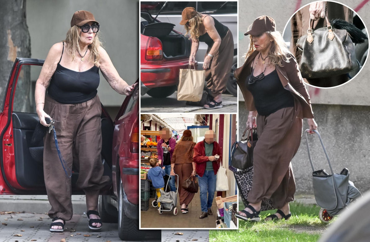 Agnieszka Perepeczko wystroiła się na bazar