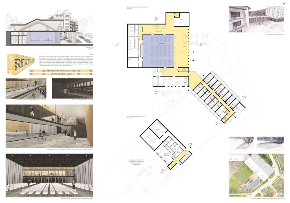 Ośrodek Rewita w Kościelisku od nowa: projekt modernizacji sanatorium Dłuskich w Kościelisku