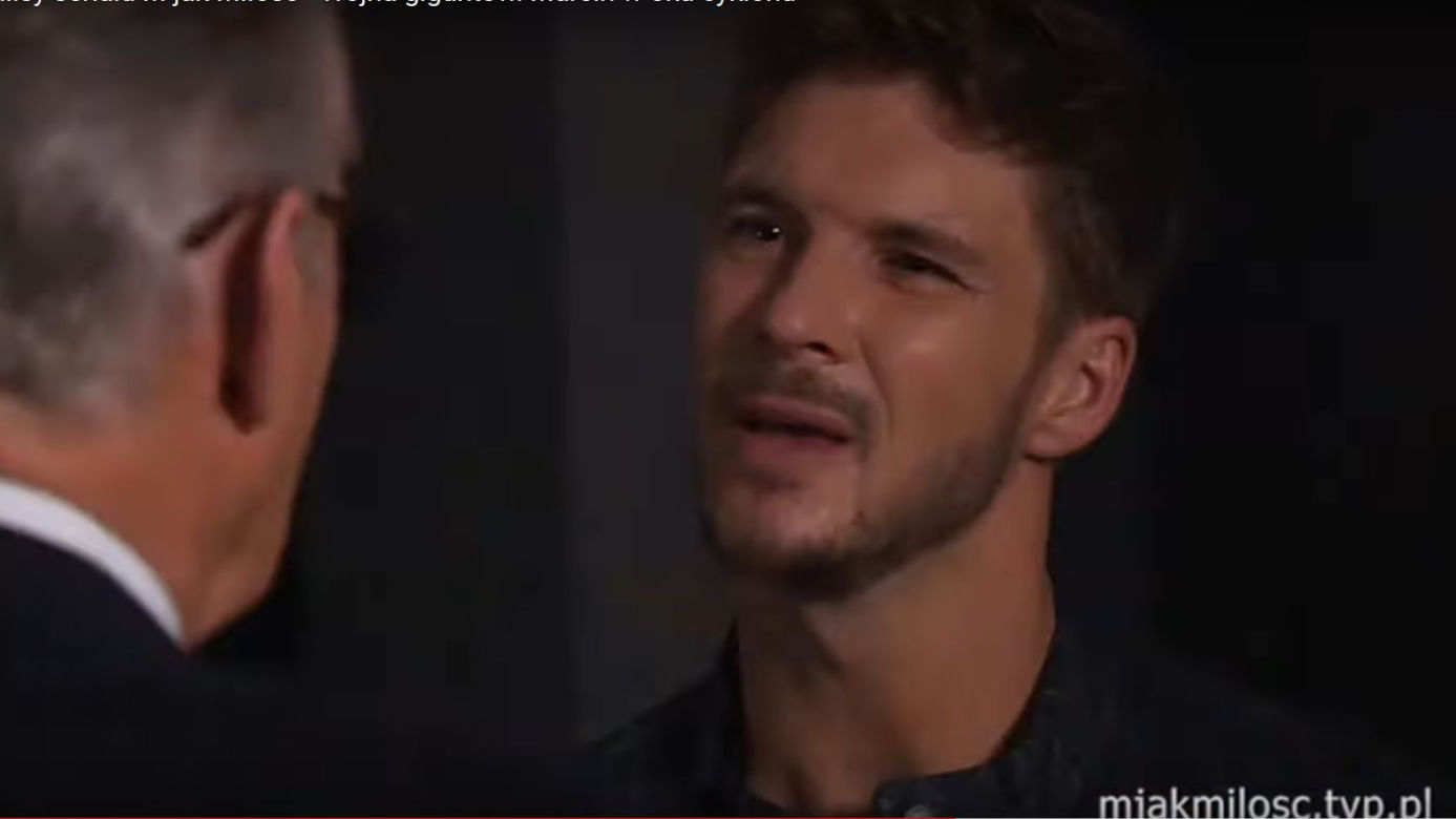 M jak miłość: Marcin (Mikołaj Roznerski), Krajewski (Grzegorz Wons)