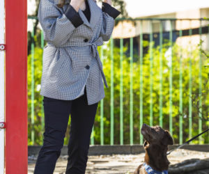 Pełczyńska-Nałęcz na siłowni. Tak wyglądał jej trening z psem