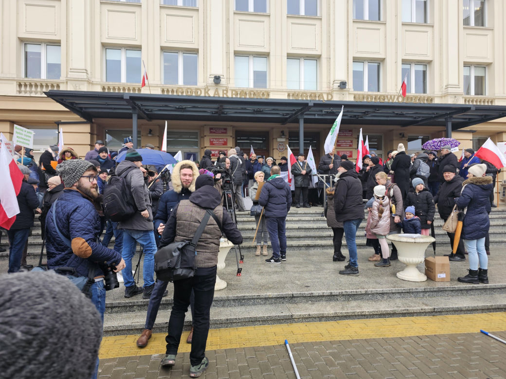 Protest “Nie dla deprawacji dzieci w szkołach”
