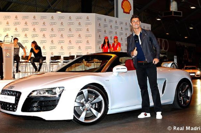 Cristiano Ronaldo dostał Audi R8 Spyder 5.2 FSI 525 CV