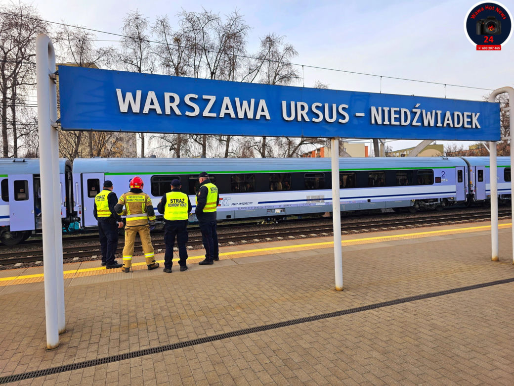Makabra w Ususie. Pociąg śmiertelnie potrącił mężczyznę