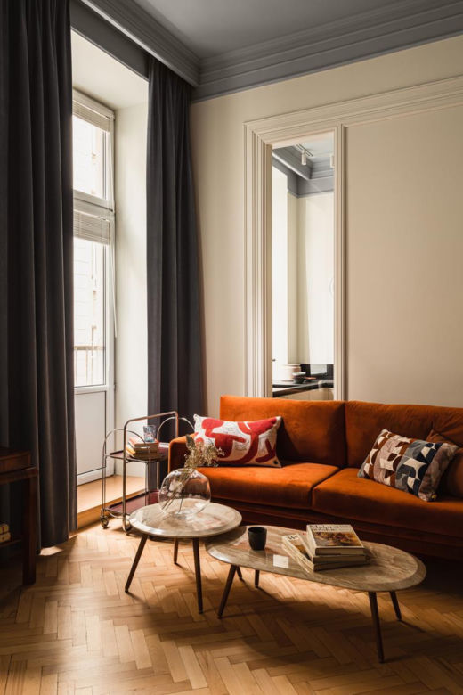 Vintage i eklektyzm we wnętrzach łódzkiej kamienicy wg projektu Hanny Pietras Architects