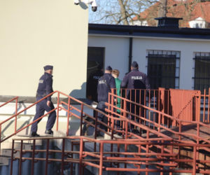 Bartosz G. przywieziony do Prokuratury Okręgowej w Płocku