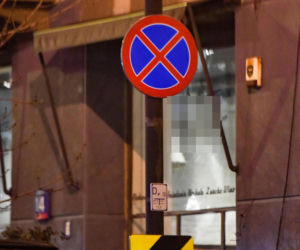 Anna Lewandowska parkuje na zakazie