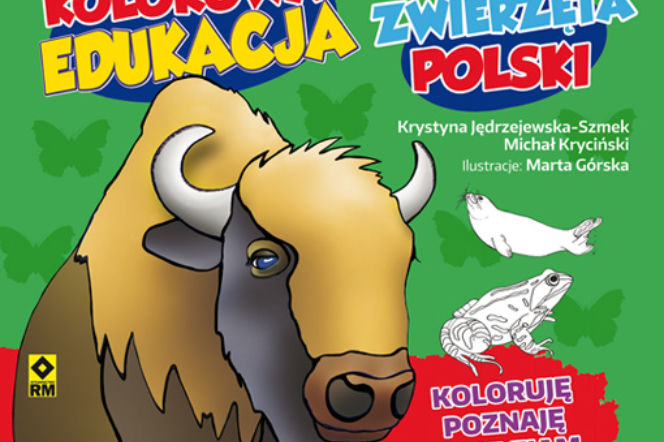 Kolorowanka edukacyjna zwierzęta Polski