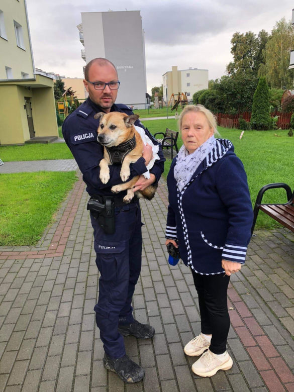Dwa psy wpadły do dwóch studni. Policjanci i strażacy z Susza ruszyli na ratunek!