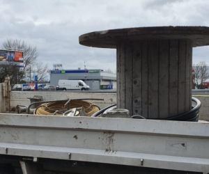 Samochody zatrzymane do kontroli podczas policyjnej akcji Truck&Bus