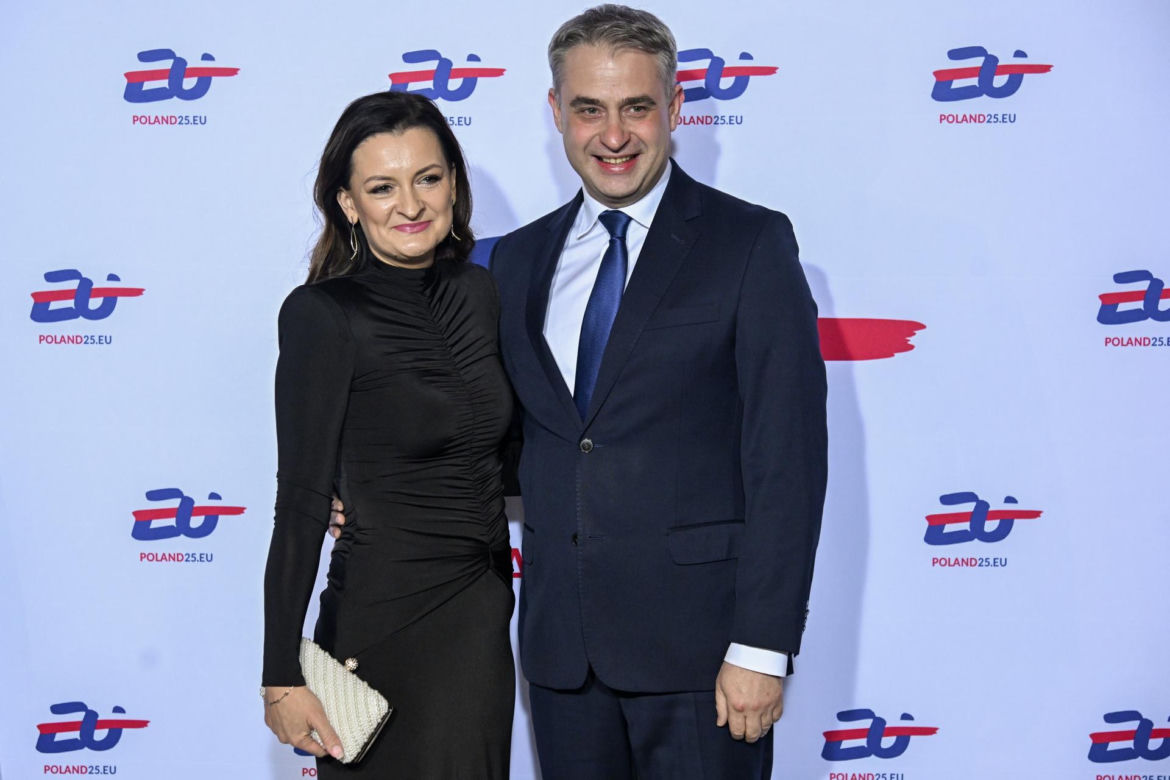 Gawkowski z żoną