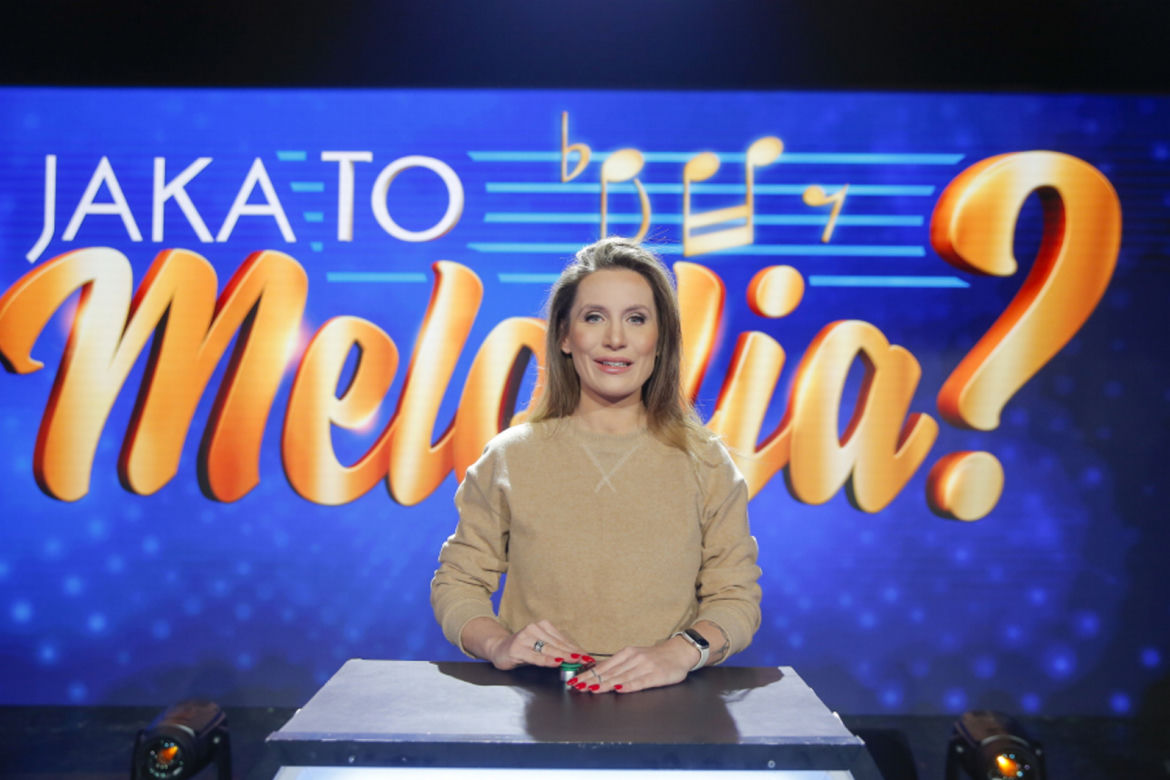 Michał Wiśniewski z żoną i córka w programie "Jaka to melodia?"