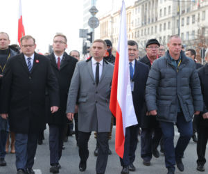 Robert Bąkiewicz na Marszu Niepodległości