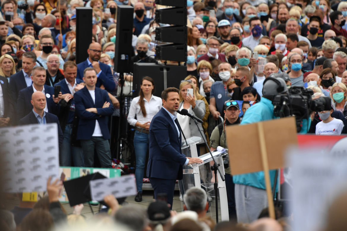 SZCZECIN KAMPANIA WYBORCZA KANDYDATA NA PREZYDENTA  RAFAŁA TRZASKOWSKIEGO