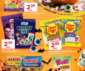 Słodycze na Halloween w Auchan