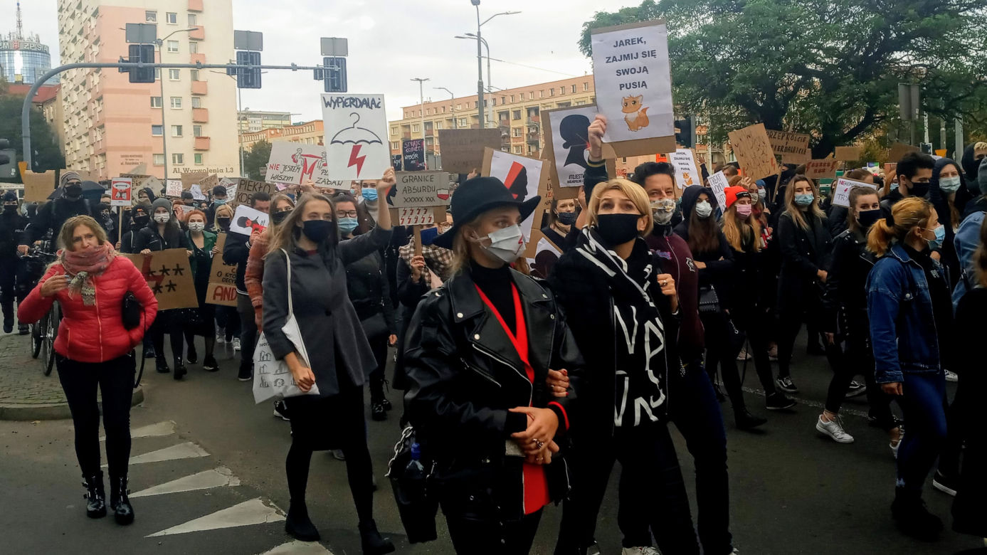 Protest kobiet w Szczecinie - 28.10.2020