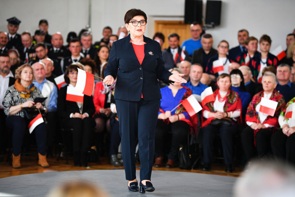 Beata Szydło w Sandomierzu