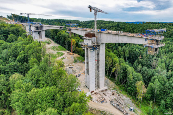 Budowa drogi S19. Najwyższa estakada w Polsce