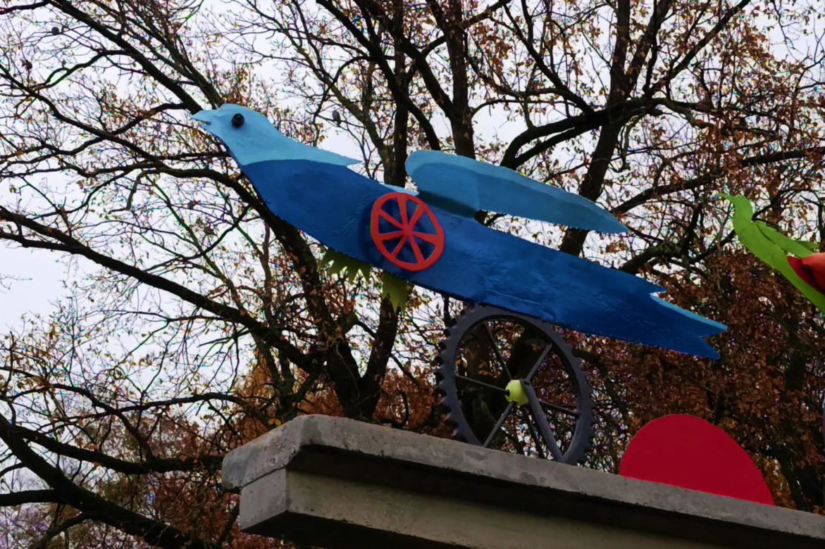 "Ogniste Ptaki" w Parku Kasprowicza w Szczecinie