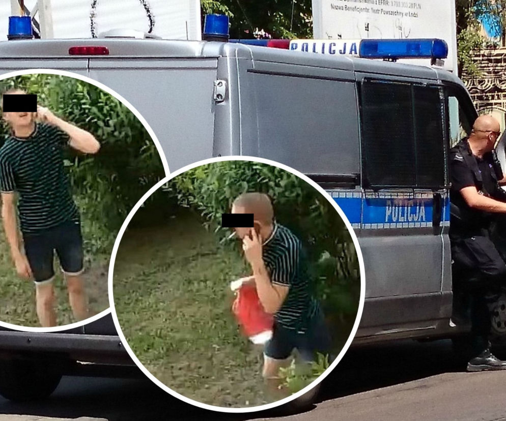 Pabianice. Oszust zatrzymany dzięki monitoringowi w bloku. Pomagali też internauci