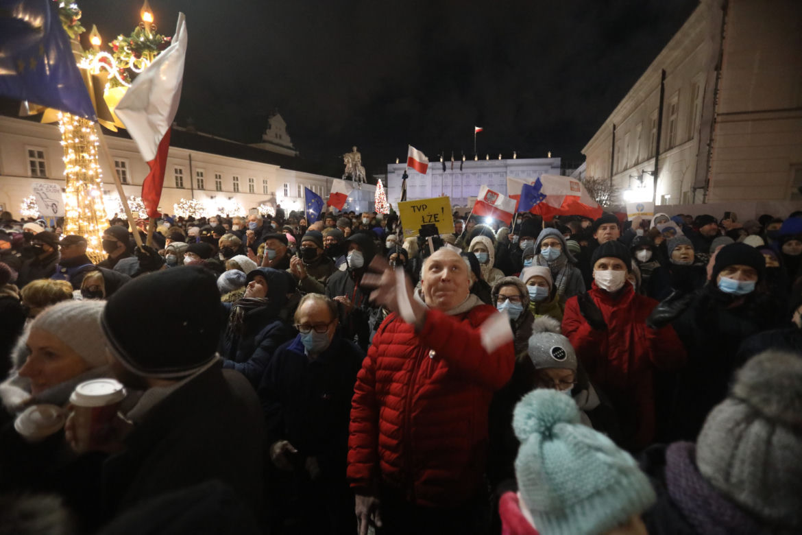 Lex TVN. Protesty 19 grudnia