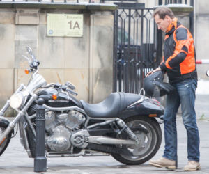 Piotr Kraśko i jego Harley Davidson