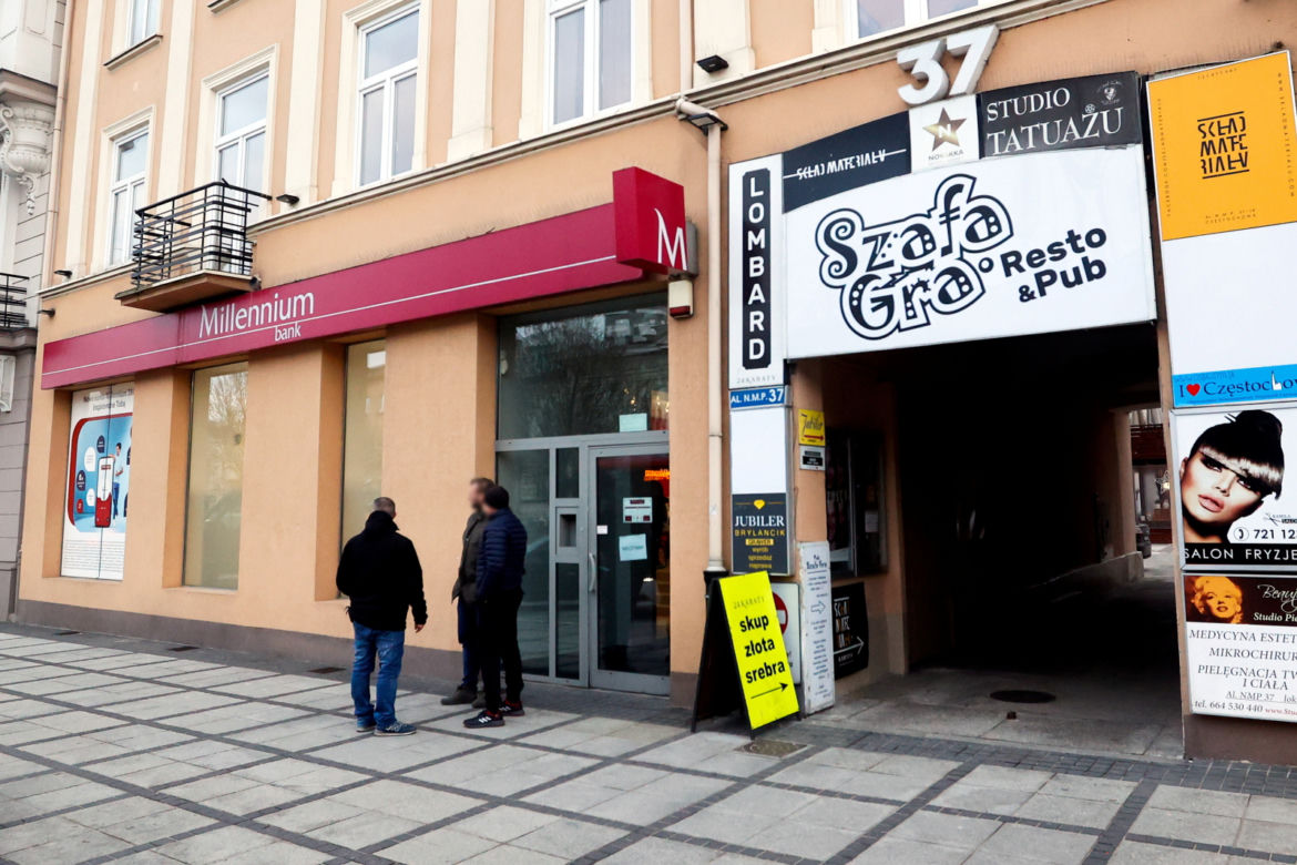 Napad na bank Millennium w Częstochowie