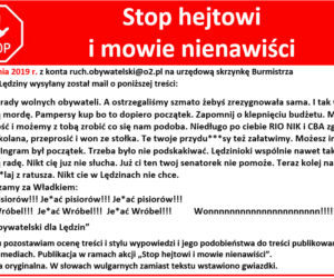Burmistrz Lędzin dostaje pogróżki na maila. Spierd***j z ratusza!