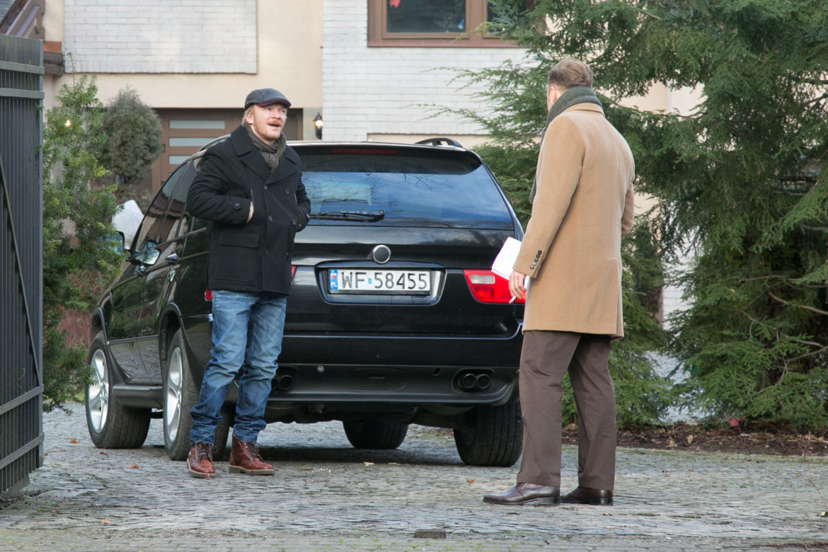 Prawo Agaty 7 sezon odc. 3. Marek Dębski (Leszek Lichota), Michał Cybulski (Eryk Lubos)
