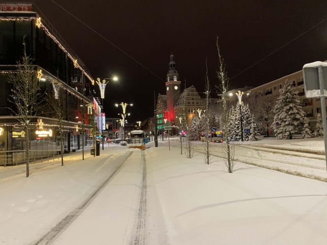 Zima w Olsztynie - 31 grudnia 2025