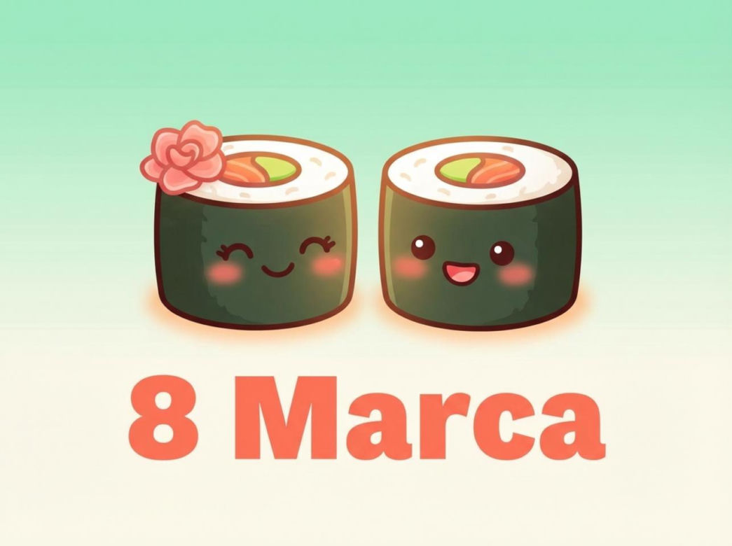 Urocze sushi na Dzień Kobiet