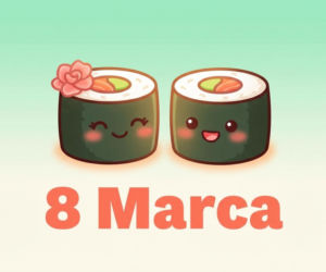 Urocze sushi na Dzień Kobiet