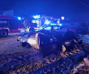 wypadek Chromna 14.01.2026