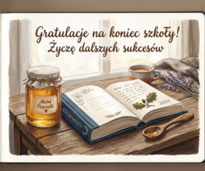 Kartka dla ucznia na zakończenie roku szkolnego