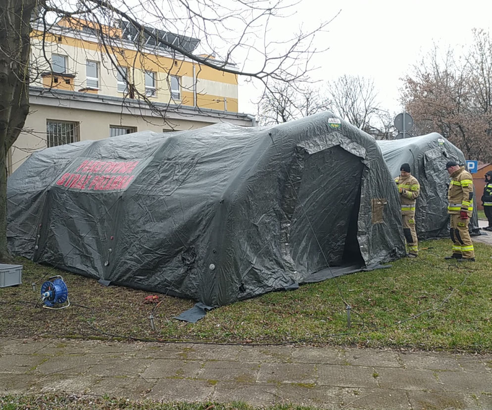 Polowa izba przyjęć stanęła przed radomskim szpitalem 