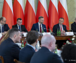 Politycy zjechali do Pałacu Prezydenckiego na Radę Bezpieczeństwa Narodowego