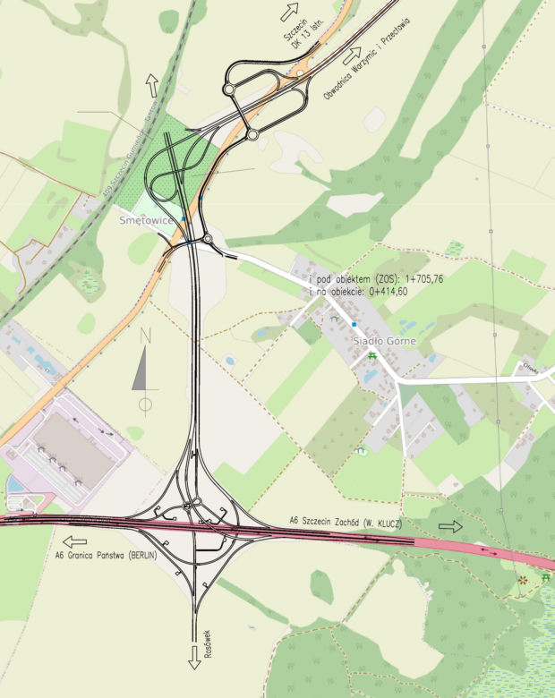 Inwestycje na DK13 i A6