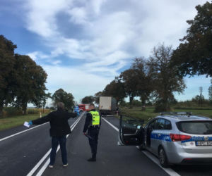 Tragiczny wypadek w Ostaszewie. Nagły manewr i straszna śmierć kierowcy